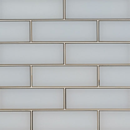 Ice Bevel Glass Tile 4x12