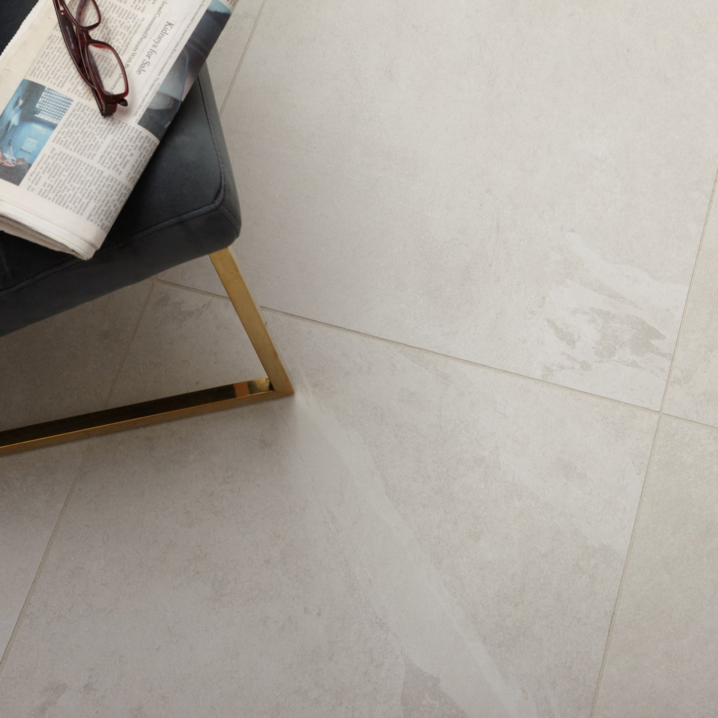 Cove Creek Off White Square 24X24 Matte