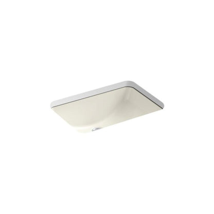 Ladena® Under Mount Lavatory Sink, ADA, 20-7/8 x 14-3/8 x 8-1/8 in, Vitreous China, Biscuit