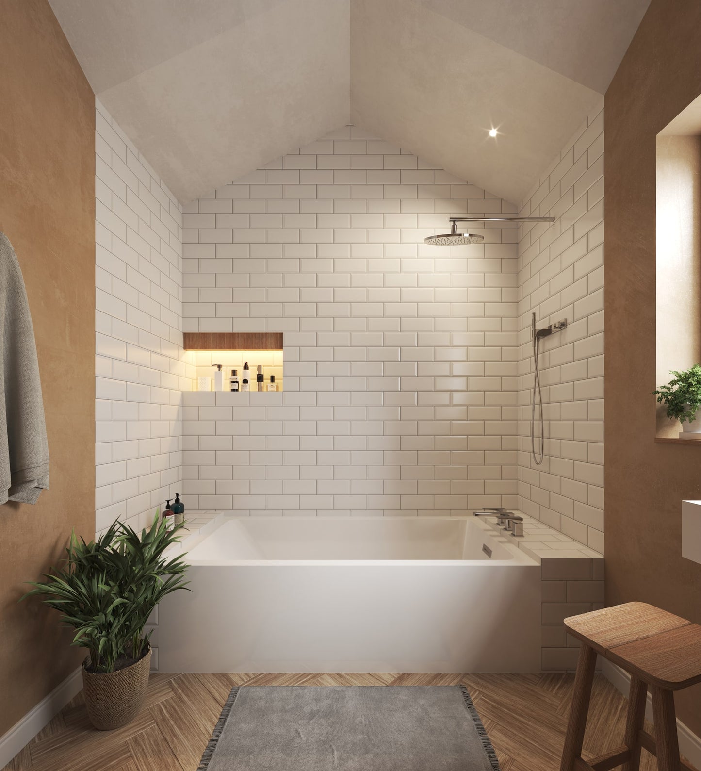 Grayley Alcove Bathtub - 60W x 22H x 36D
