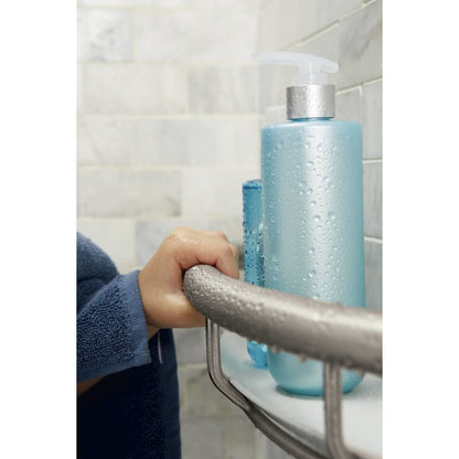 16" x 1" Grab Bar with Integrated Shelf from the Home Care Collection