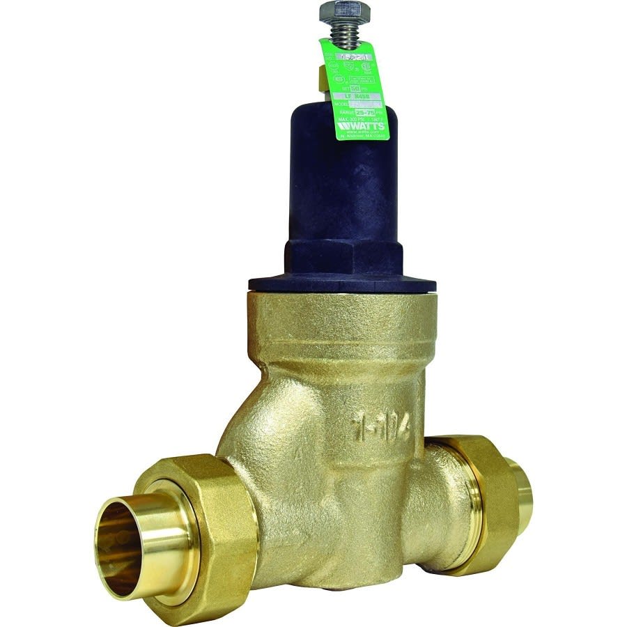 Pressure Reducing Valve, 1-1/4 in, Union C, Bronze