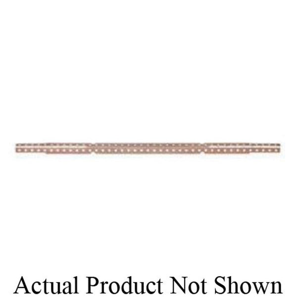 Edge Support System™ Stub Out Bracket With Flat Tabs, 1/8 in Hole, Steel, Galvanized