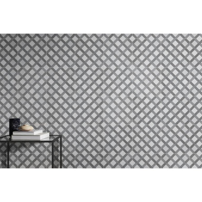 GEOMETRY FRAME GRAY 10X10