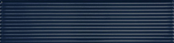 Color Story Pinstripes Navy Rectangle, Wave Crest 2X8 Glossy