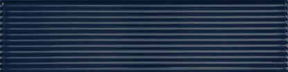 Color Story Pinstripes Navy Rectangle, Wave Crest 2X8 Glossy