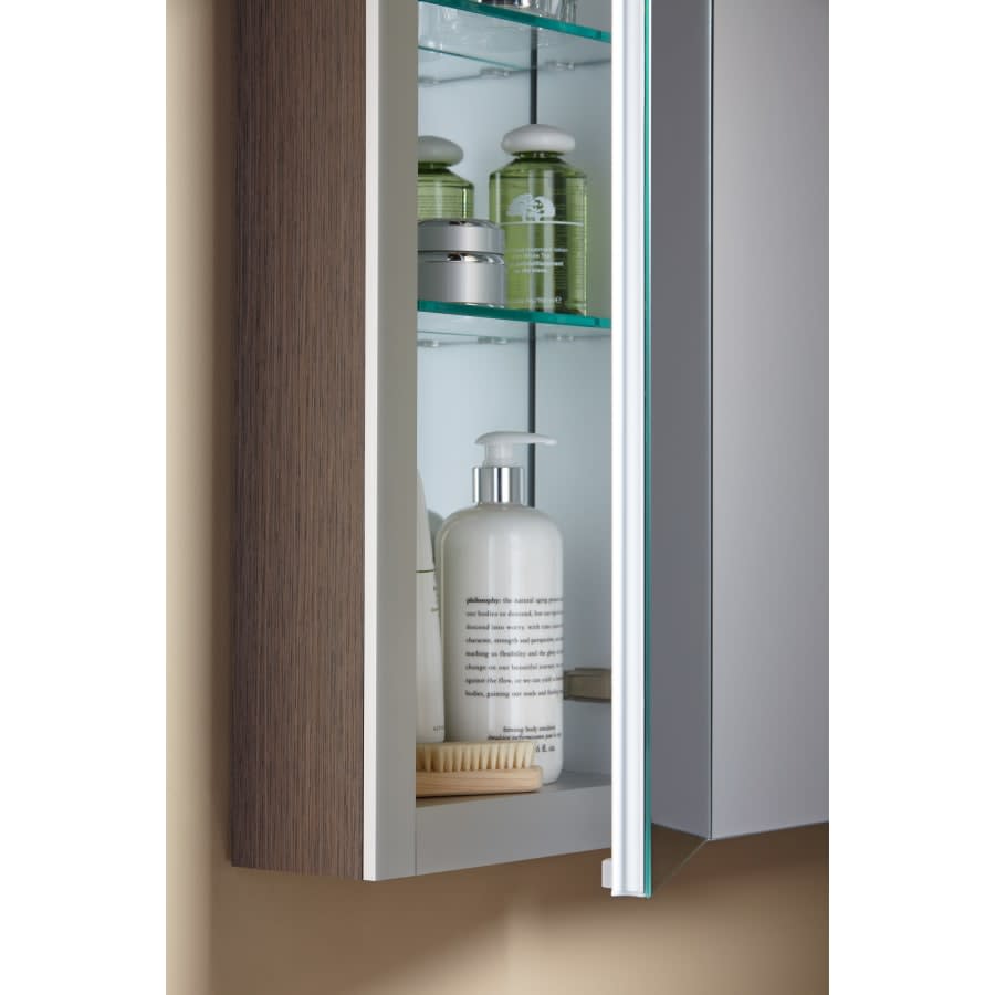 Verdera 40"w x 30"h Triple Door Medicine Cabinet with Triple Mirror Design