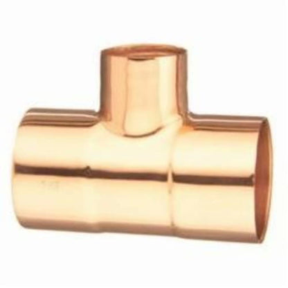 Tee, 1 x 1/2 x 3/4 in, C, Copper