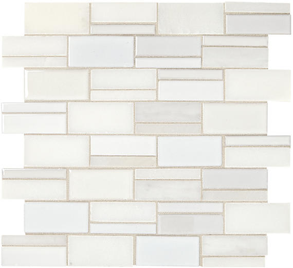 Midpark Mosaics Cloud Trapezoid Random 1X1 Matte