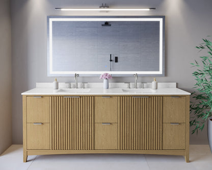 Palmilla Double Bathroom Vanity - 84W x 35H x 22D