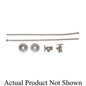 Lavatory Supply Set, 6 Pieces, Satin Nickel