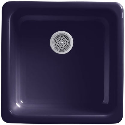 Iron/Tones 20-7/8" Undermount Single Basin Enameled Cast Iron Bar Sink