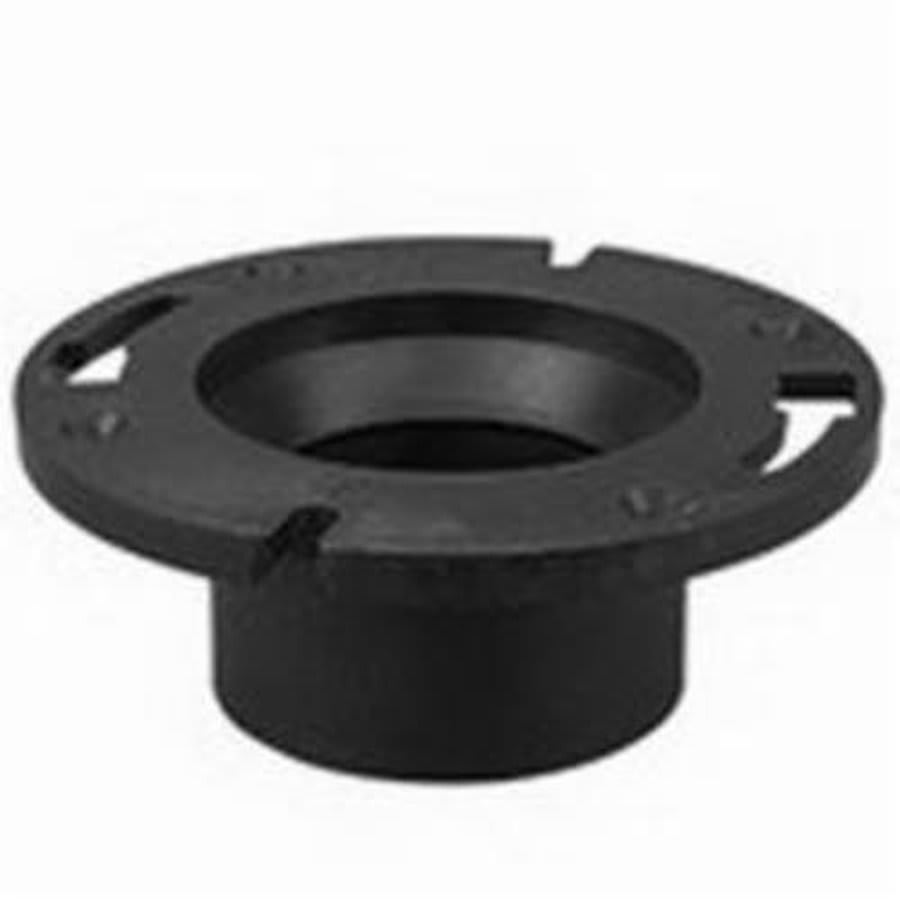 DWV Closet Flange, 4 in, Hub, ABS