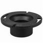 DWV Closet Flange, 4 in, Hub, ABS