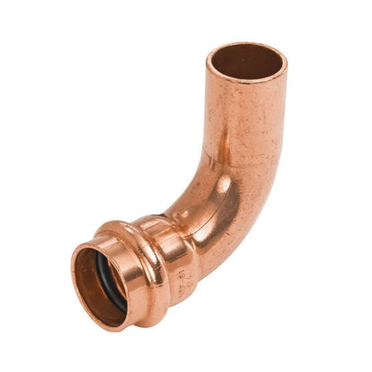 Street 90 deg Elbow, 1/2 in, Fitting x Press, Copper