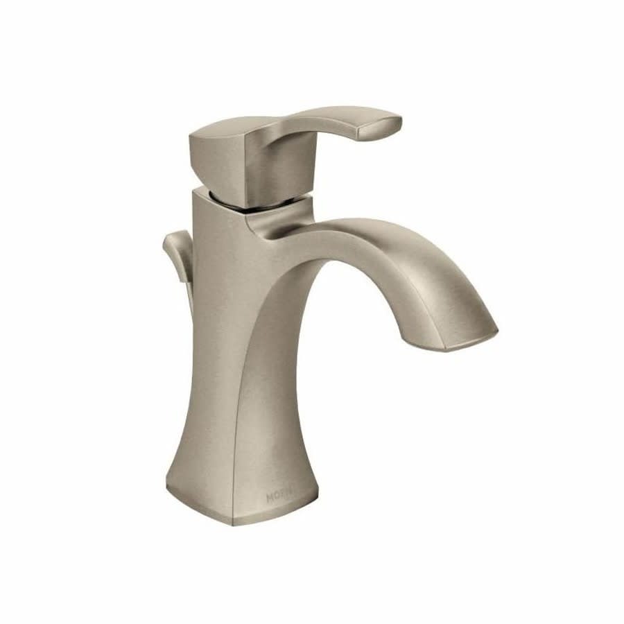 Voss™ Single Hole or Centerset Lavatory Faucet, ADA, 1 Handle, 1 or 3-Hole, 1.2 gpm, Brushed Nickel