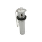 2-Piece PO Plug With Chain and Stopper, 1-1/4 in, Brass, Polished Chrome
