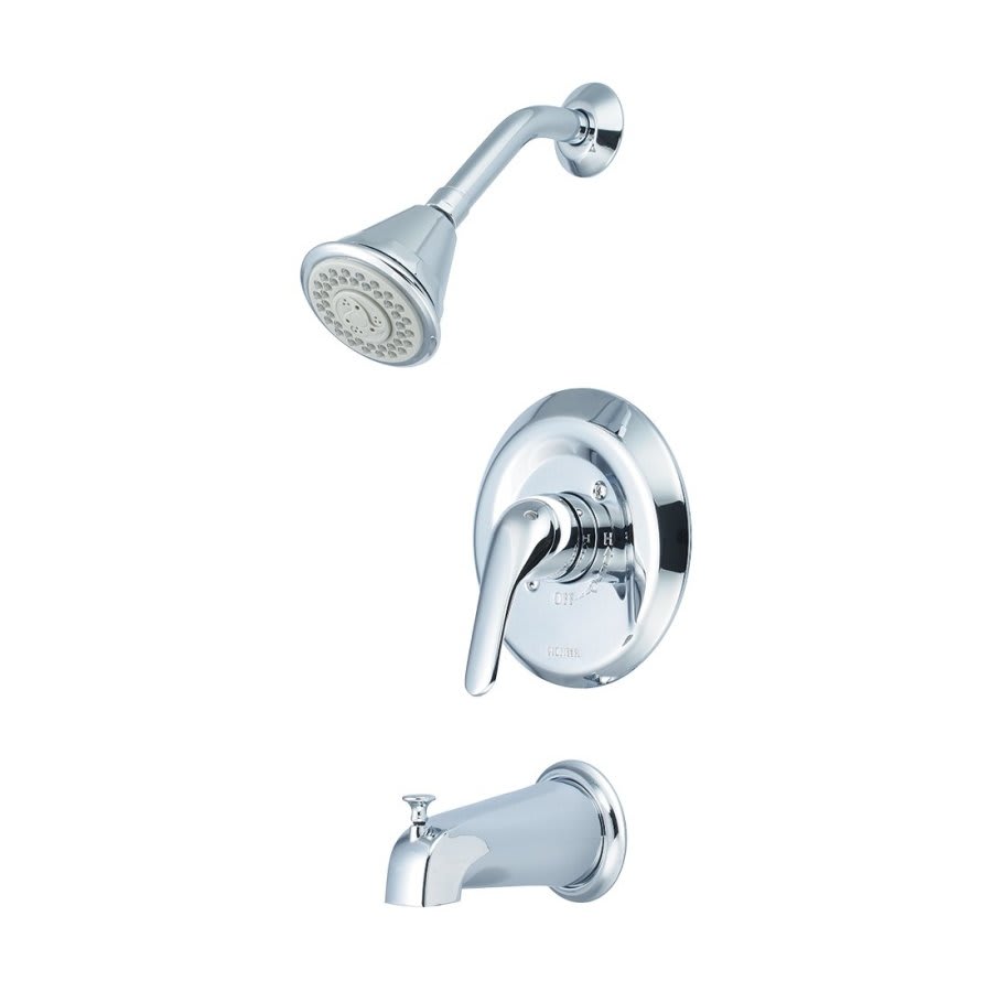 Legacy Pressure Balanced Tub & Shower Trim, ADA, Polished Chrome