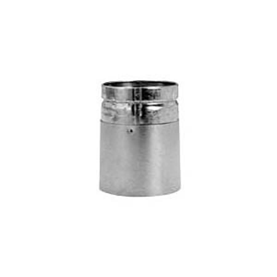 Round Male Vent Adapter/Connector, 3 in Dia