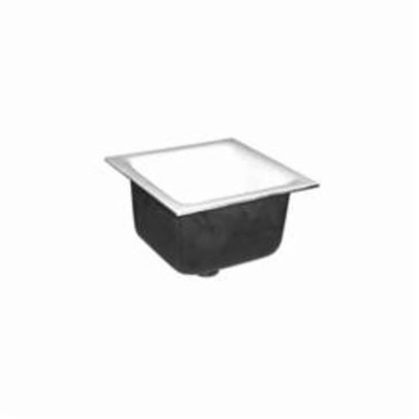 Floor Sink Body, 12 x 12 x 6 in, Square, 2 in, No Hub