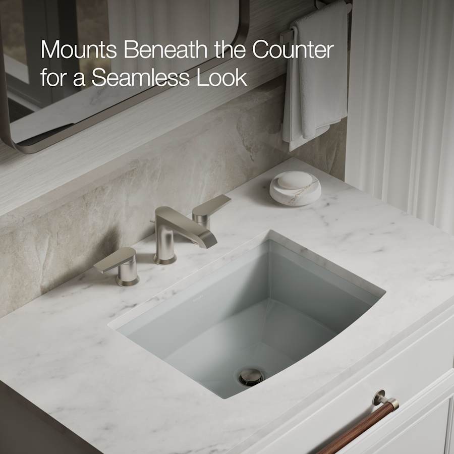 Archer 19-7/8" Undermount Bathroom Sink with Overflow
