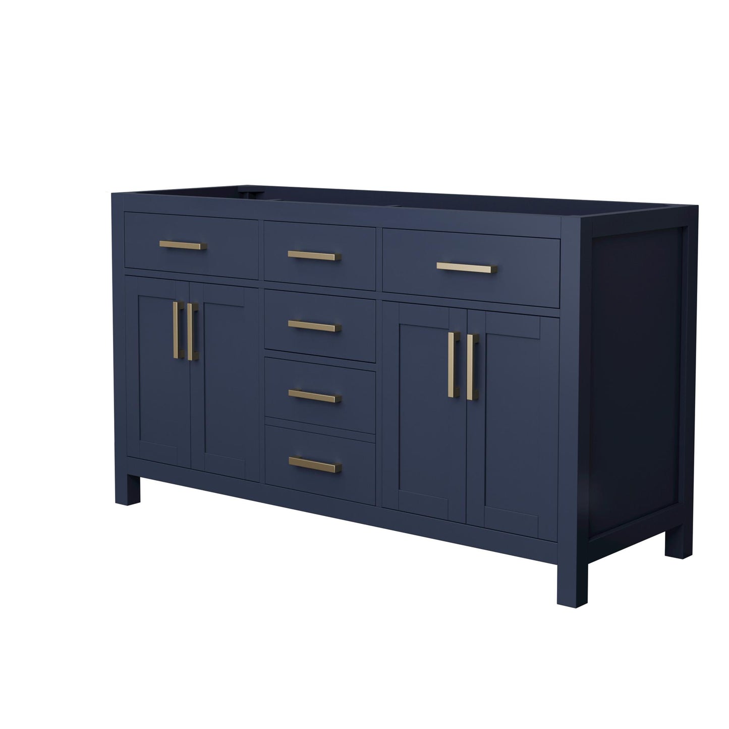 Beckett Double Bathroom Vanity - 59W x 34.25H x 21.5D