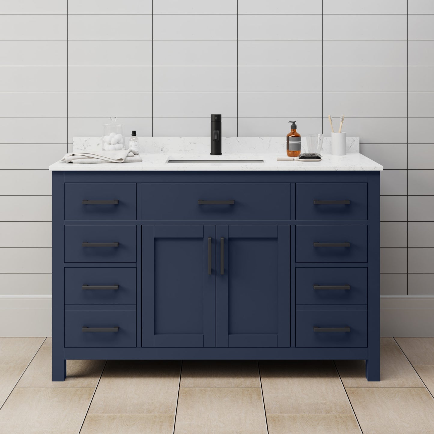 Beckett Single Bathroom Vanity - 54W x 35H x 22D