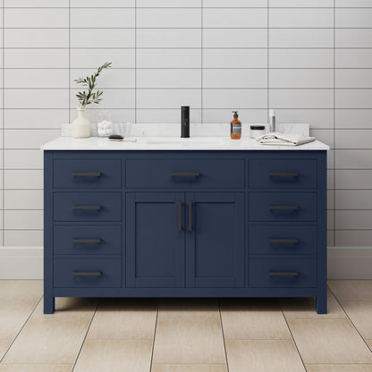 Beckett Single Bathroom Vanity - 60W x 35H x 22D