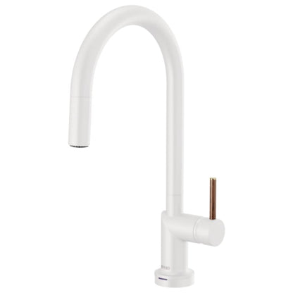 Odin 1.8 GPM Single Hole Pull Down Kitchen Faucet with On/Off Touch Activation and Arc Spout - Less Handle