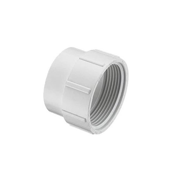 Cleanout Adapter, 6 in, Spigot x FNPT, DWV, PVC