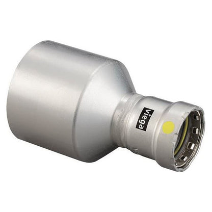 Gas Bushing, 4 x 3 in, Fitting x Press, Carbon Steel