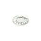 Flat Basin Rosette, Stamped Steel