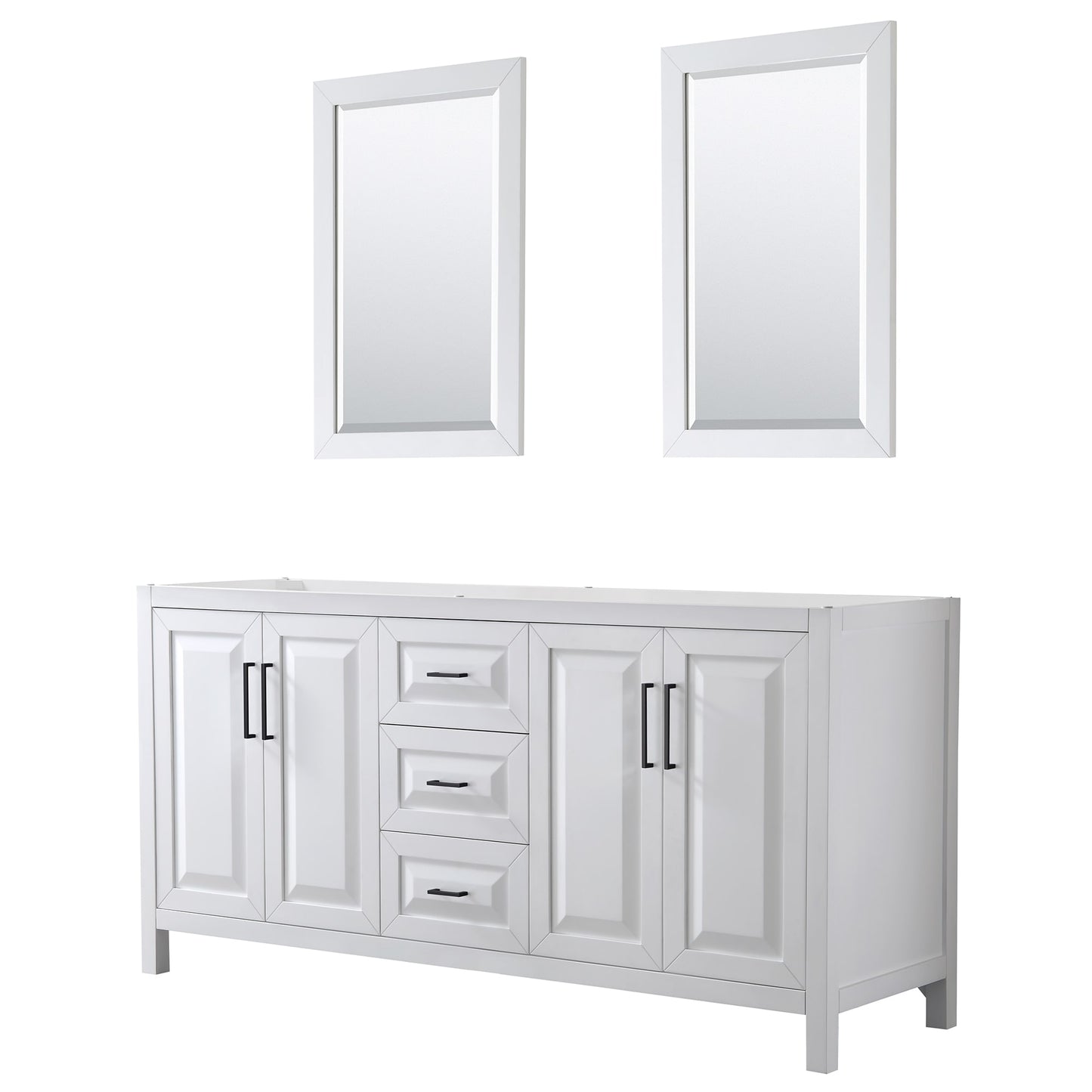 Daria Double Bathroom Vanity - 71W x 35H x 21.5D