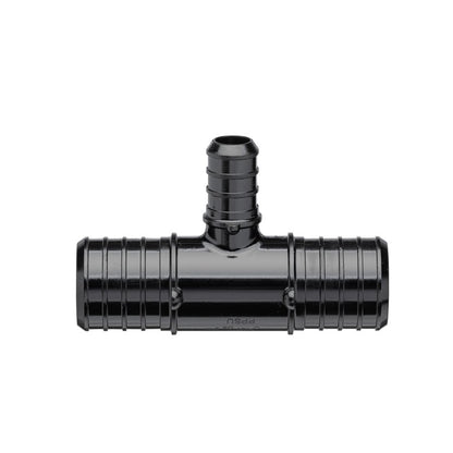 QickSert CR® Tee, 1 x 1/2 in, Crimp PEX, Poly