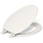 Ridgewood Elongated Molded Wood Toilet Seat with Quiet-Closeâ¢