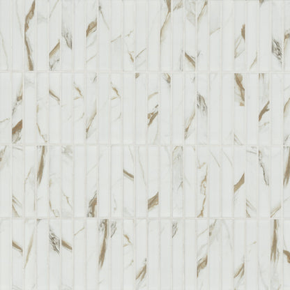 Calacatta Gold Matte Stack Pattern