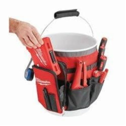 Bucket Organizer Wrap, 13.39 in H x 2.17 in W x 10.04 in, D, 34 Pockets, Ballistic Base/Canvas