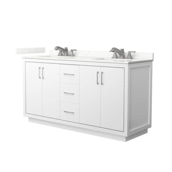 Icon Double Bathroom Vanity - 66W x 35H x 22D