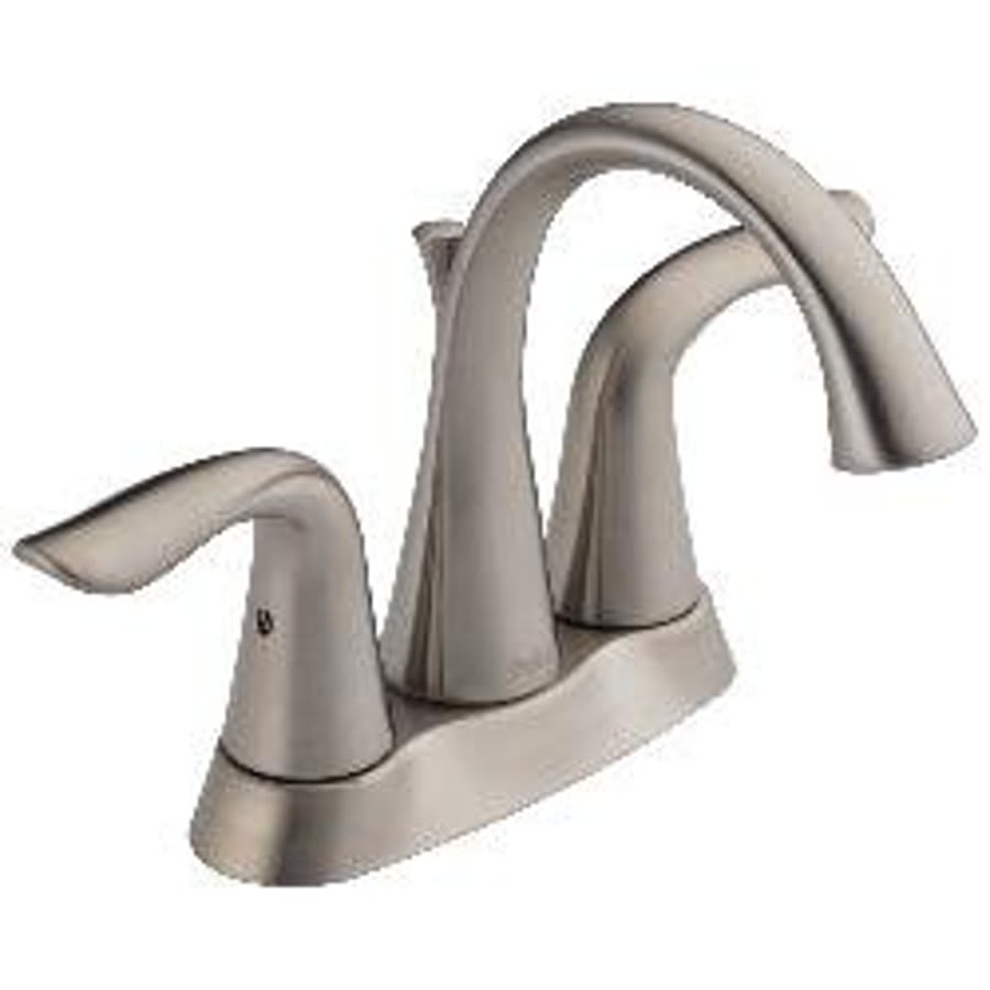 Lahara® Centerset Lavatory Faucet, ADA, 2 Handle, 3-Hole, 1.2 gpm, Stainless