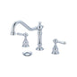 Americana Widespread Lavatory Faucet, ADA, 2 Handle, 3-Hole, 1.2 gpm, Polished Chrome