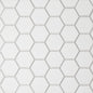 Le Cafe White 2x2 Hexagon Mosaic Matte