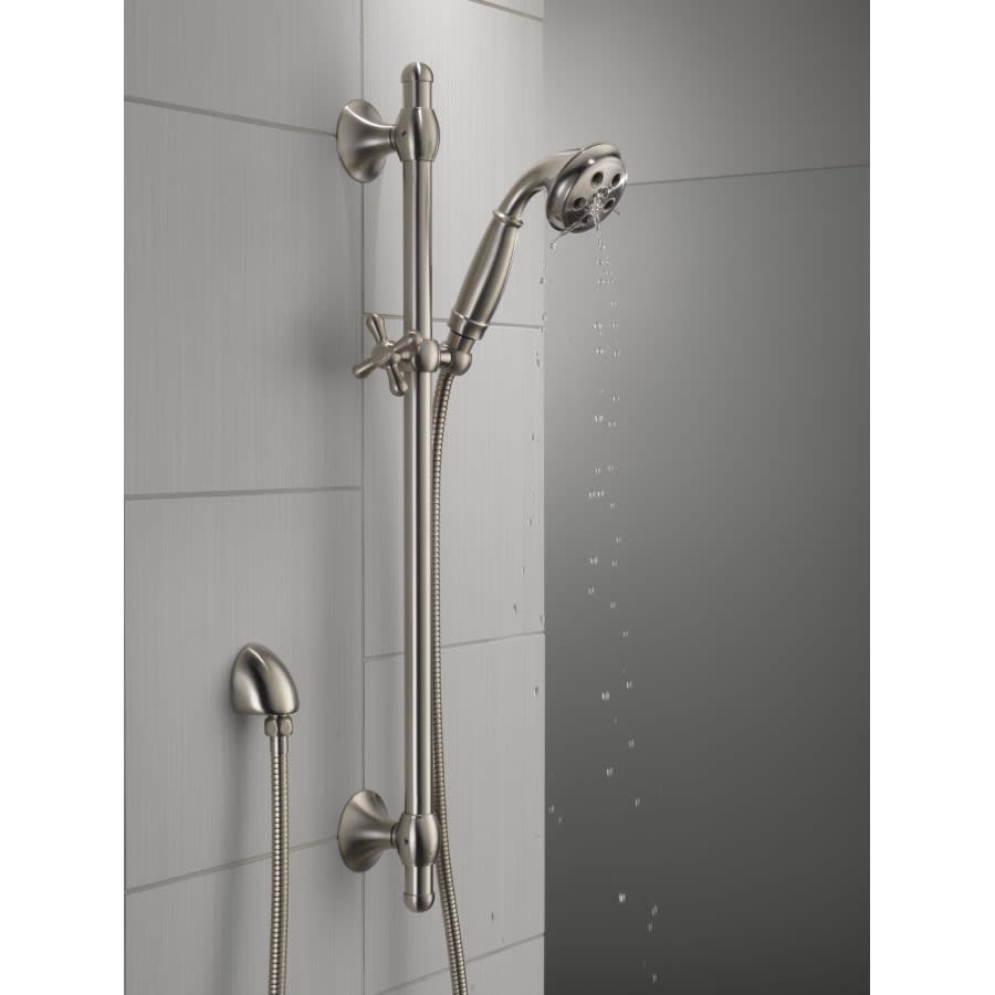 1.75 GPM Traditional Hand Shower Package with H2Okinetic Technology - Includes Hand Shower, Slide Bar, Hose, and Limited Lifetime Warranty