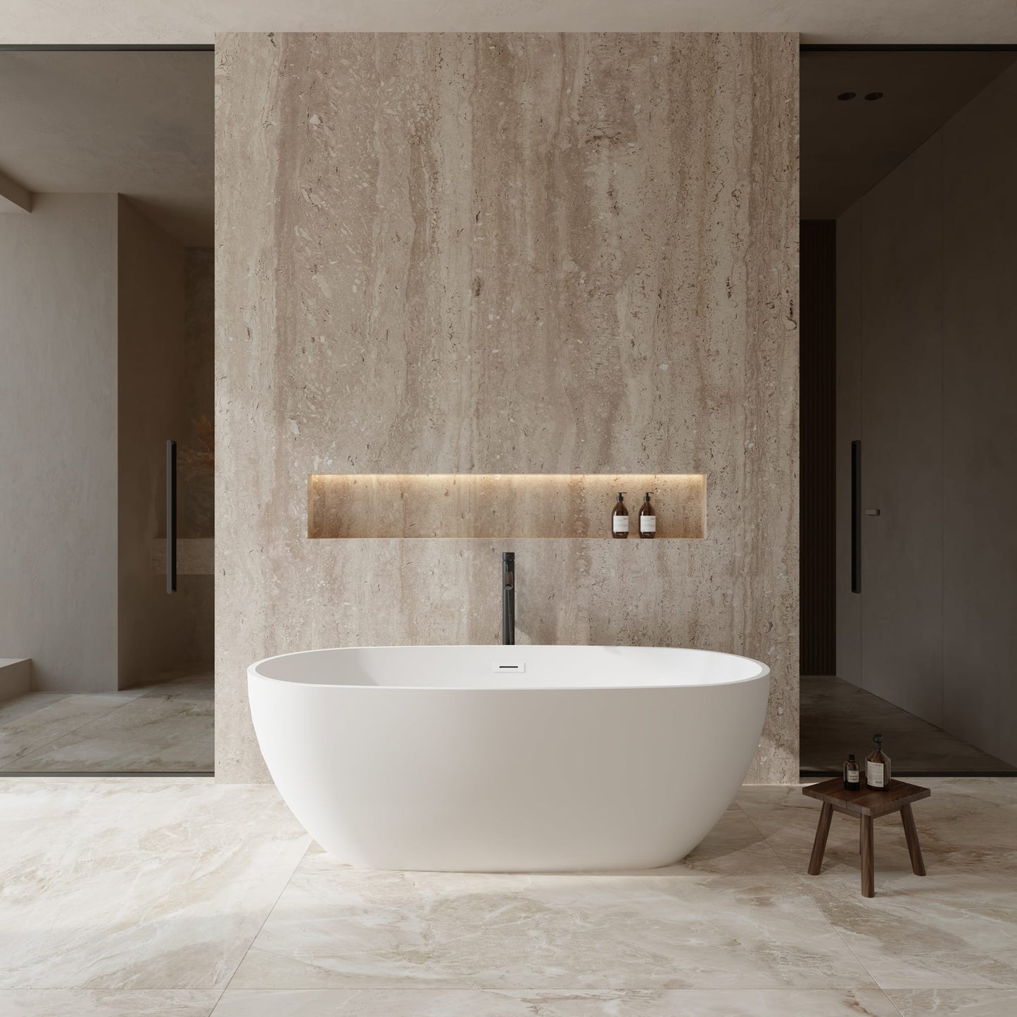 Juno Freestanding Bathtub - 67W x 23H x 32D
