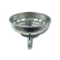 Sink Strainer Basket, Stainless Steel, Polished Chrome