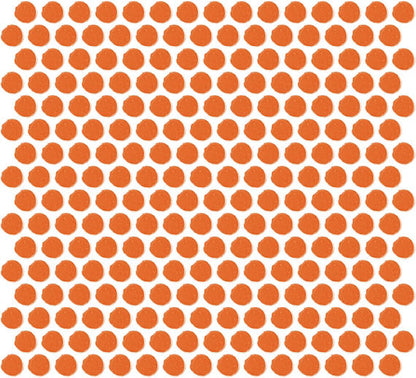Color Wheel Mosaic Orange Burst Straight Joint 1X6 Glossy