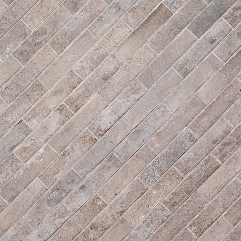 Brickstone Taupe Porcelain Tile 2x10