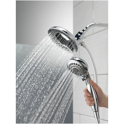 In2ition 1.75 GPM 2-in-1 Multi Function Shower Head / Handshower with Hose and Shower Arm Mount Included - Limited Lifetime Warranty