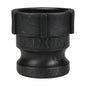 Type A Cam & Groove Female Adapter, 1-1/2 in, Male Cam x FNPT, Polypropylene