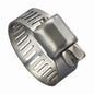M-S Miniature Hose Clamp, 7/32 to 5/8 in, Clamping, Stainless Steel Band, 300 Stainless Steel Bolt, Plain