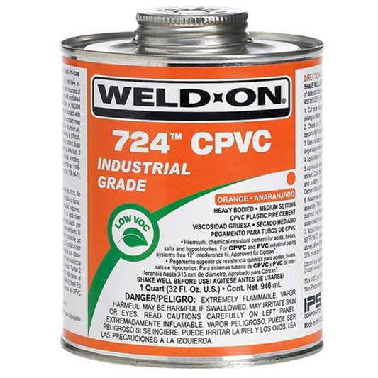 724™ Heavy Body Cement, 1 pt, Gray, For CPVC